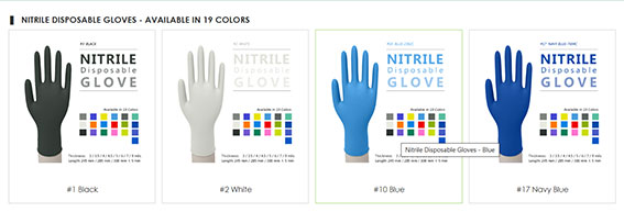 Nitrile Examination Gloves Vinyl Examination Gloves